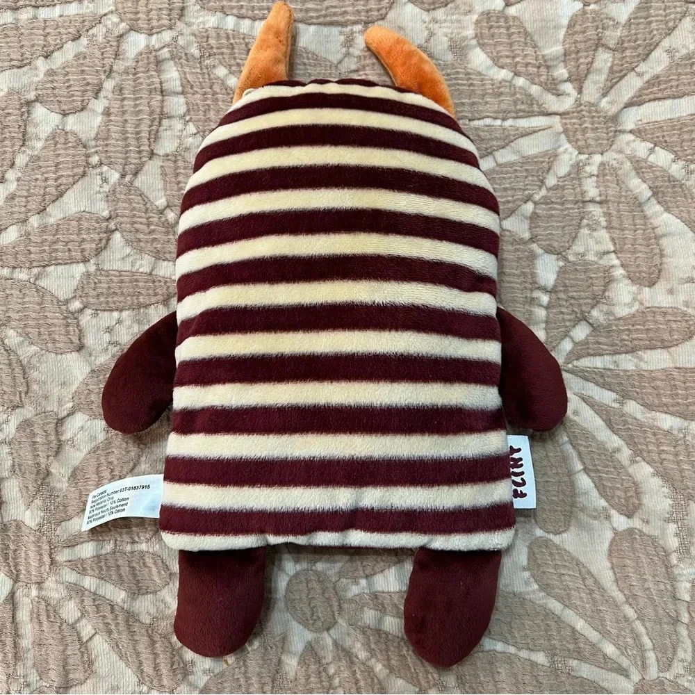 Gerd Hahn's Worry Eaters Flint Pirate Stuffed Plush Zipper Mouth Pouch Toy.‎ OS.